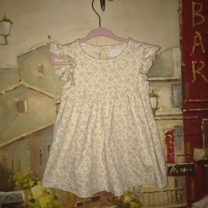 Jamie Kay Cream Floral Kids Dress